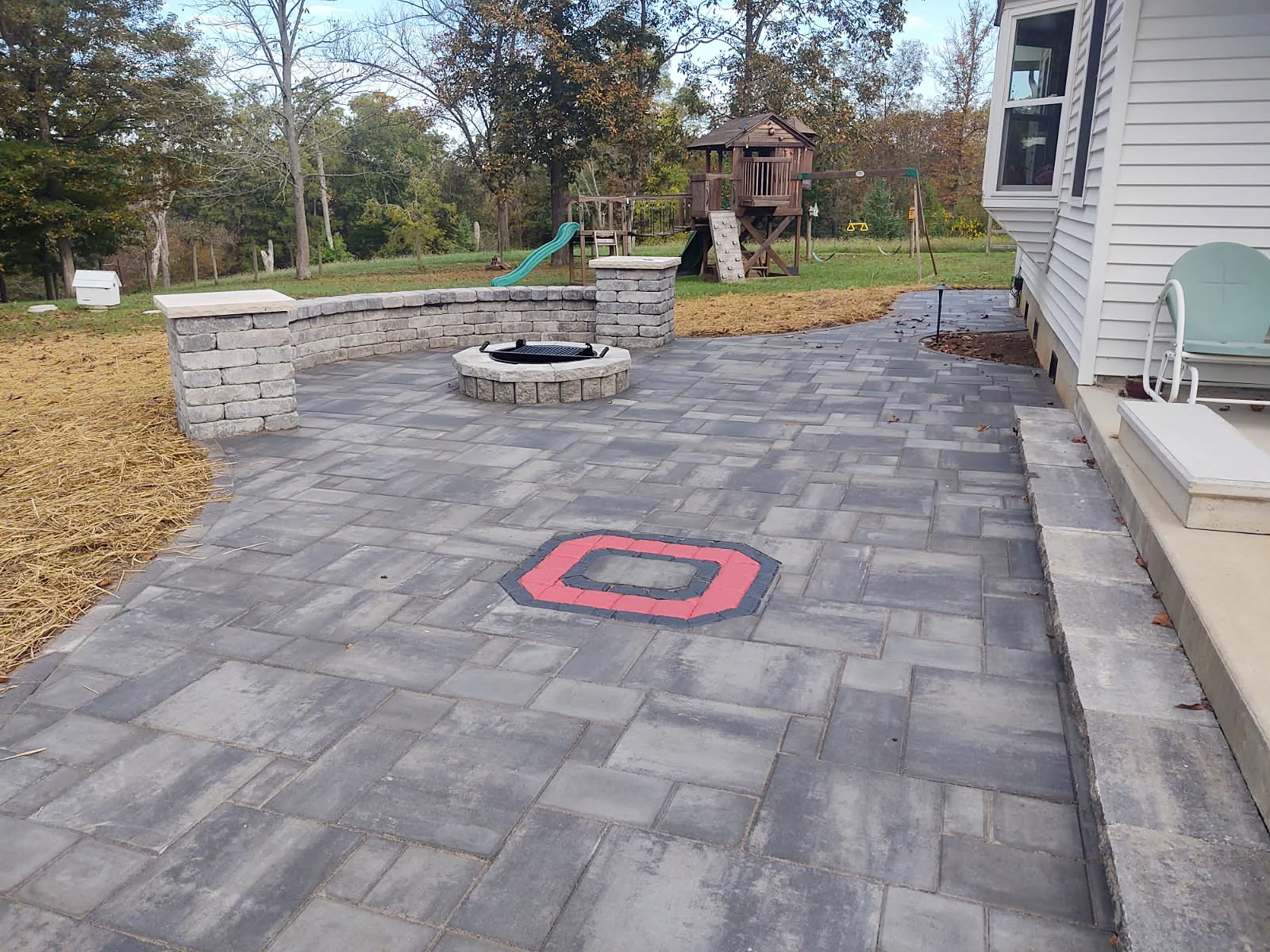 Dave's Landscaping fire pits & outdoor fireplaces project