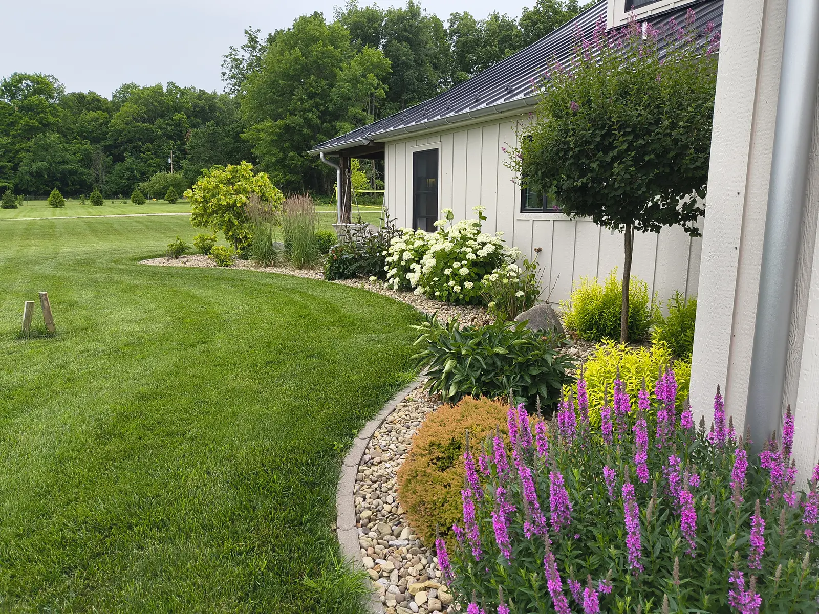 Another completed project related to landscape maintenance