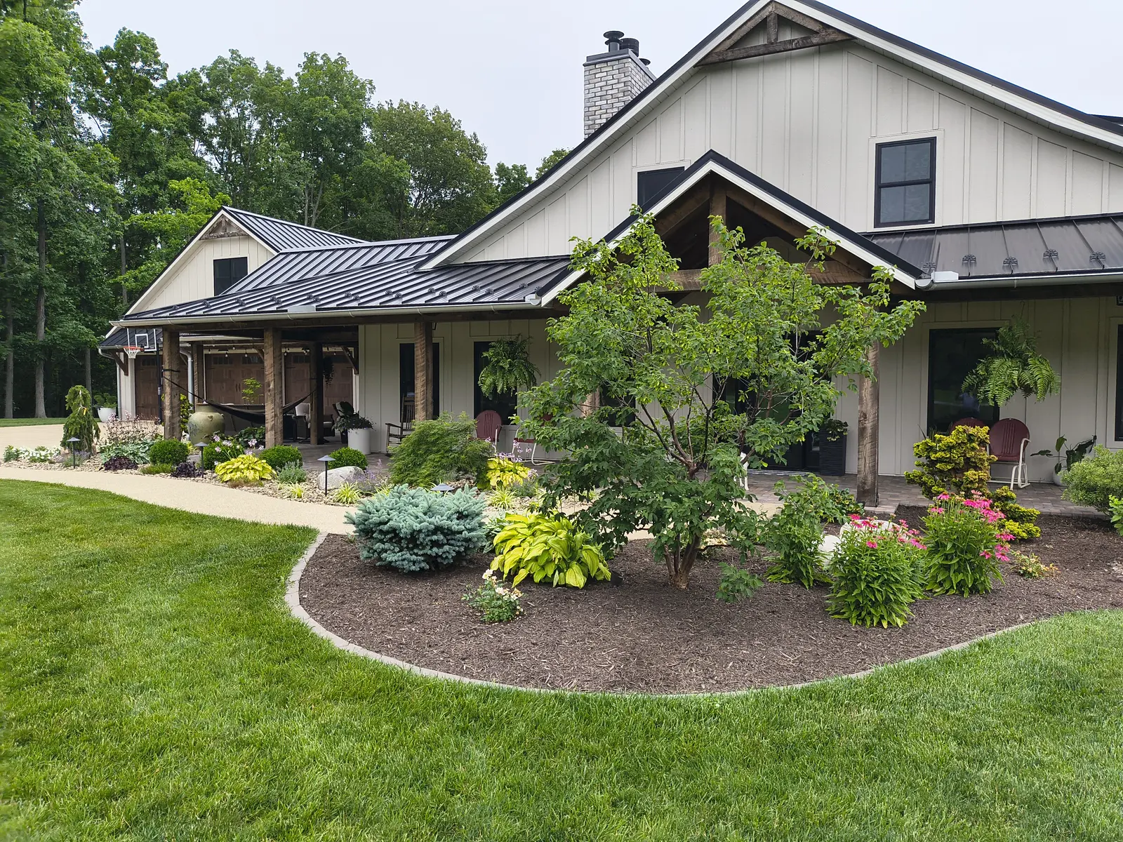 Another completed project related to lawn mowing